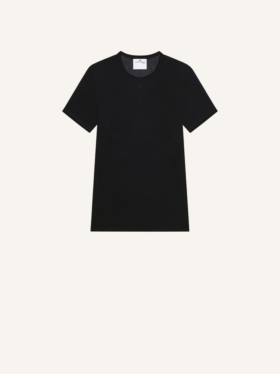courrèges T-SHIRT EN MESH