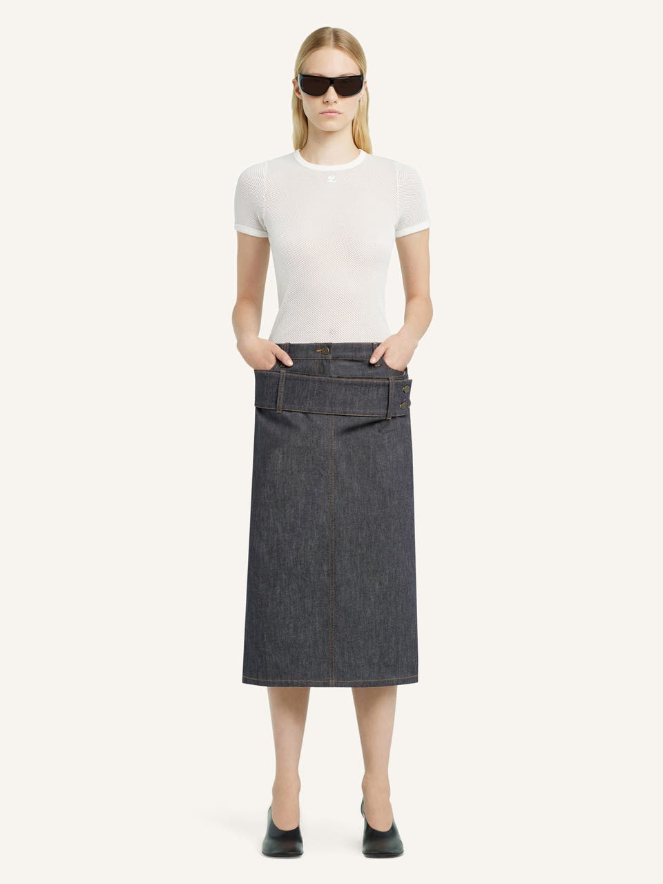 Courrèges T-SHIRT MESH