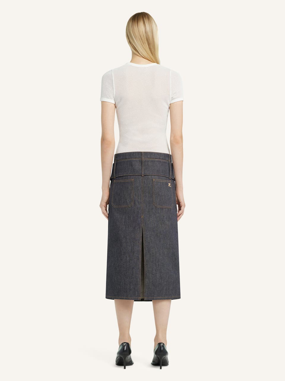 Courrèges T-SHIRT MESH