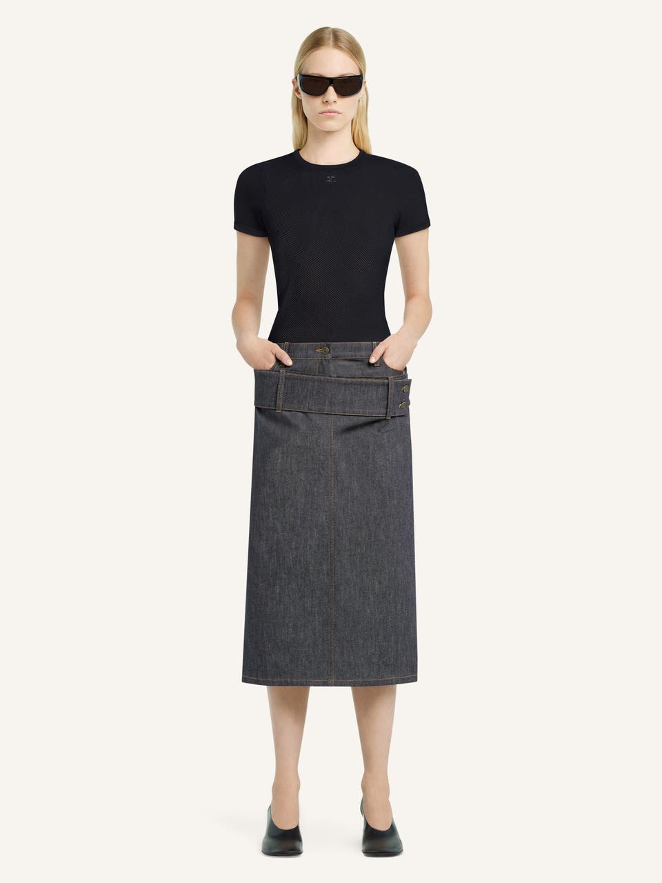 Courrèges T-SHIRT MESH