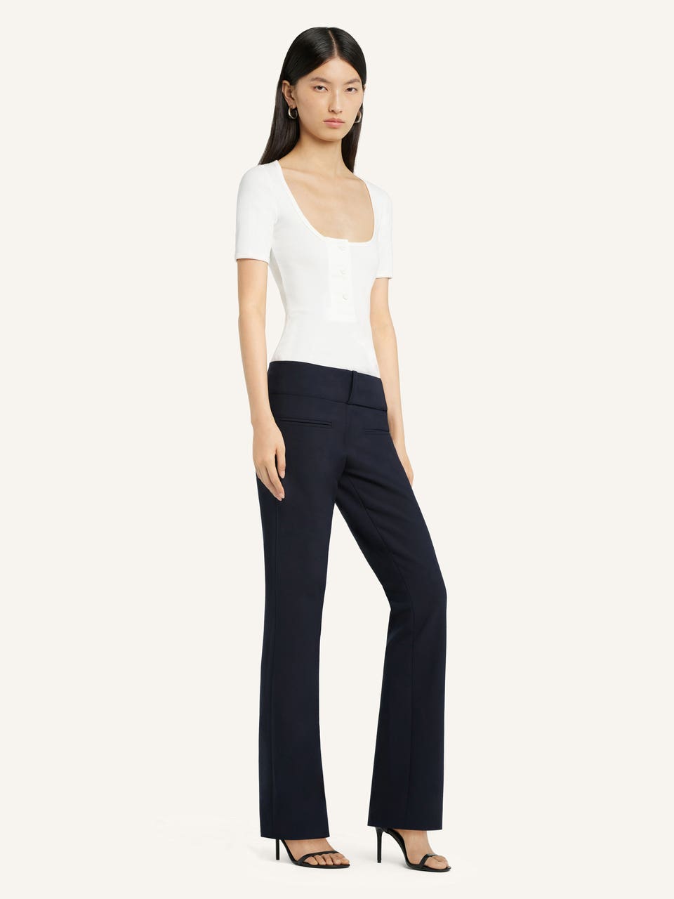 Courrèges T-SHIRT OBLIQUE