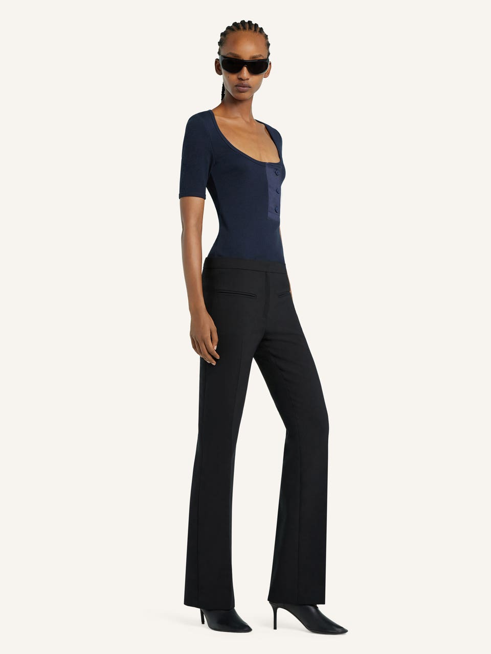 Courrèges T-SHIRT OBLIQUE