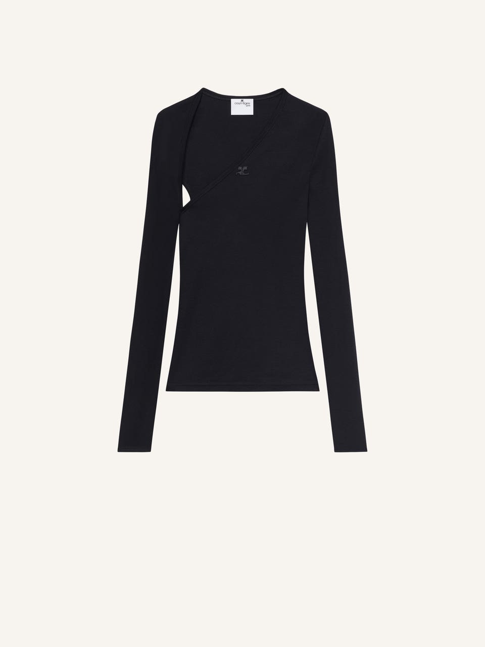 courrèges T-SHIRT SLASH