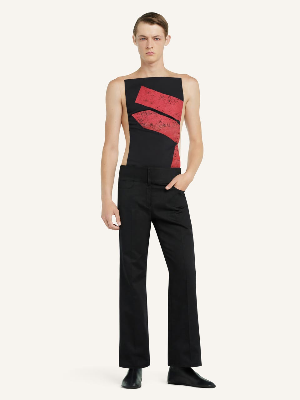 Courrèges TOP CARRÉ MAGIQUE EN JERSEY