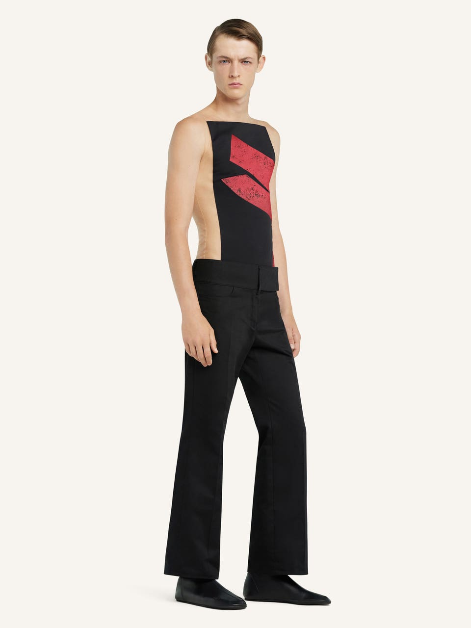 Courrèges TOP CARRÉ MAGIQUE EN JERSEY