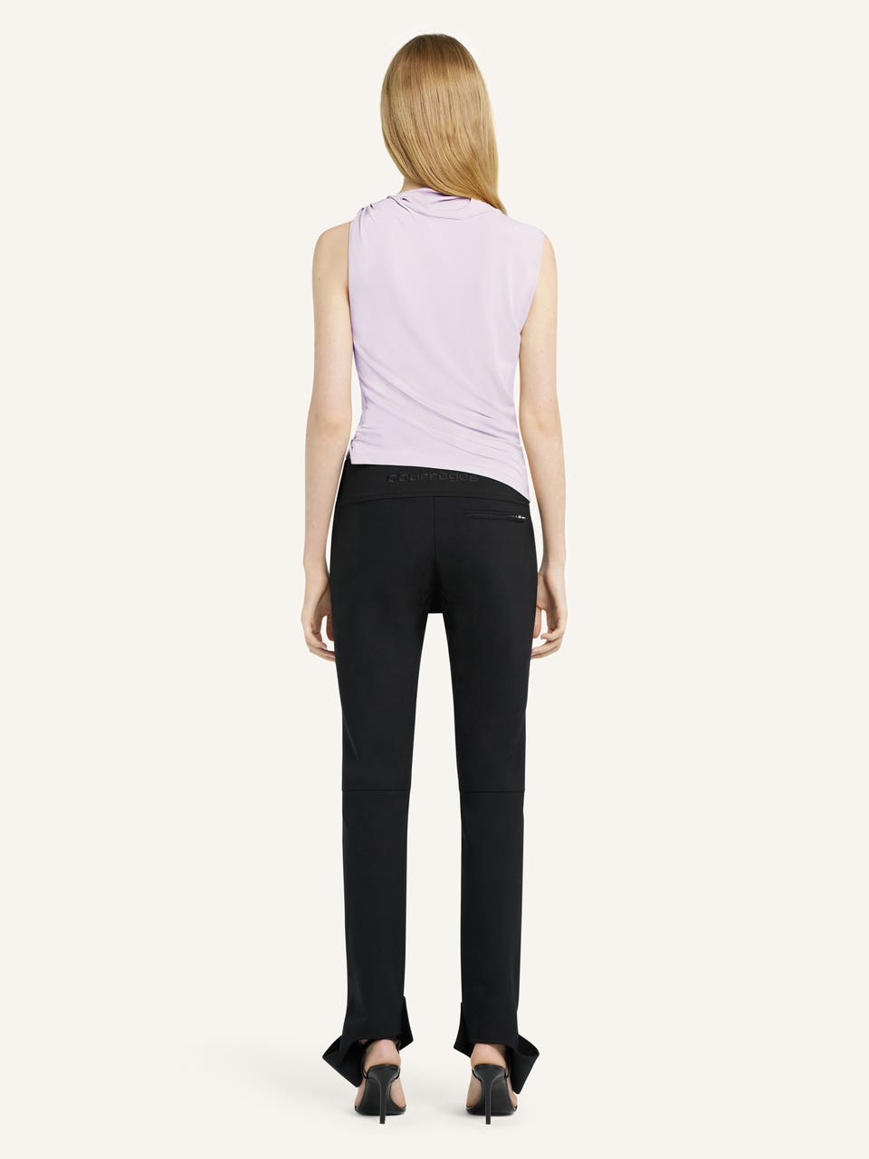 Courrèges TOP DRAPÉ EN JERSEY
