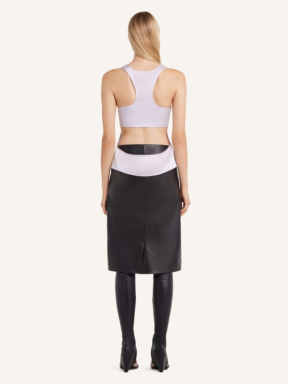 Courrèges TOP INFINI EN SATIN