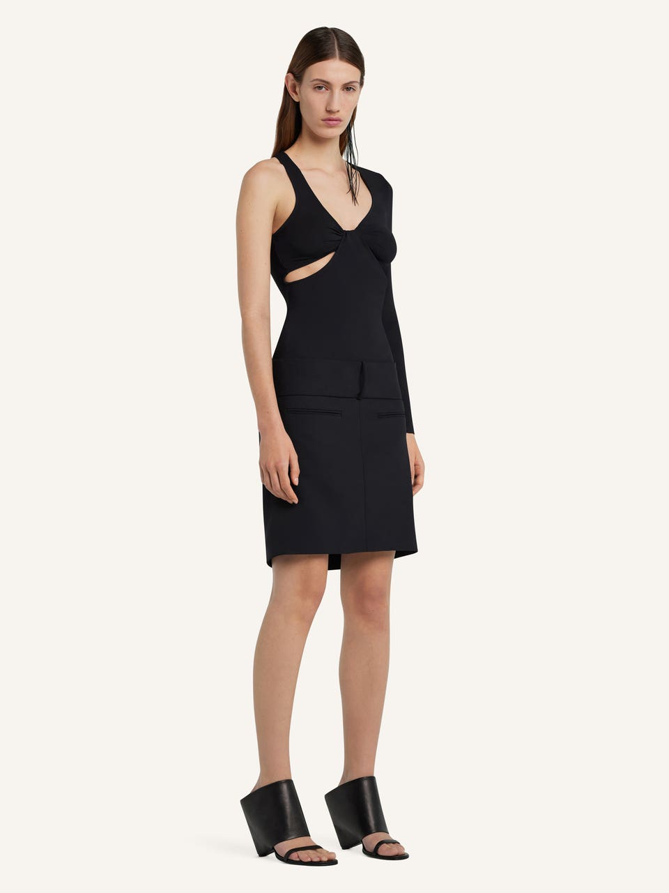 Courrèges TOP TWIST ASYMÉTRIQUE
