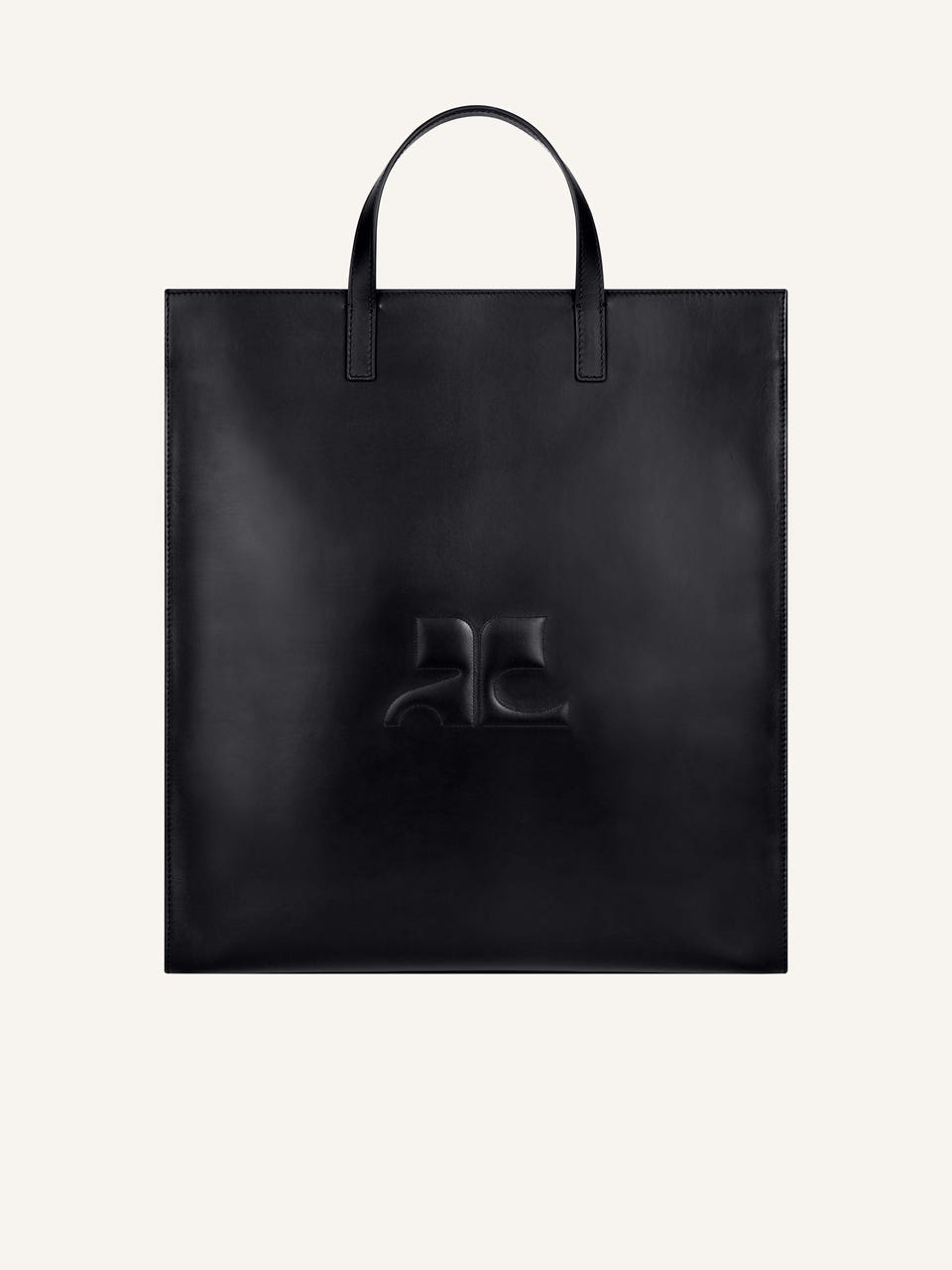 courrèges TOTE BAG AC EN CUIR