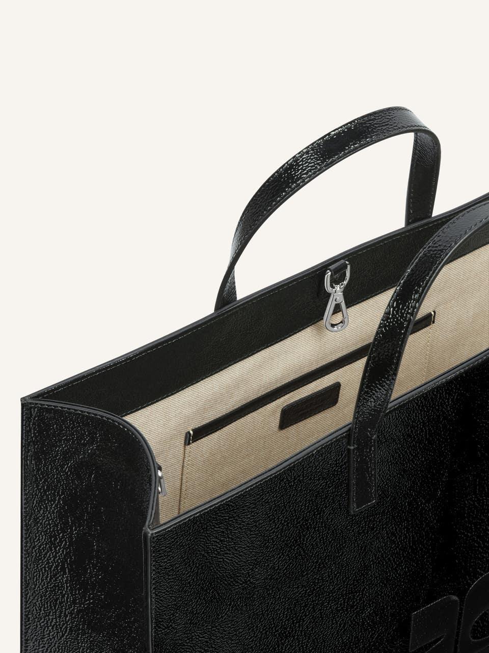 Courrèges TOTE BAG HÉRITAGE AC EN CUIR NAPLACK
