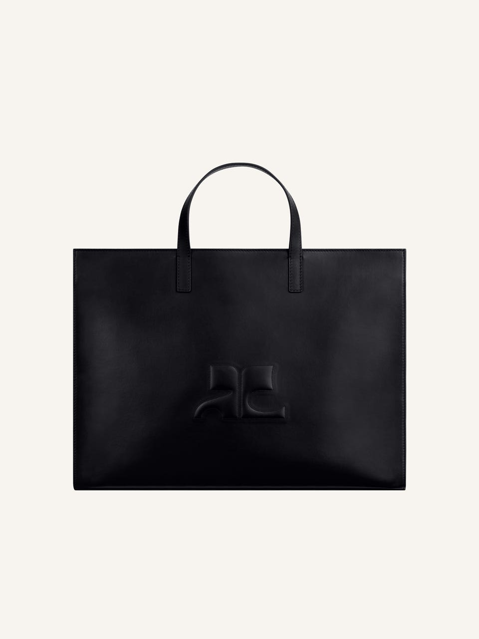 courrèges TOTE BAG HÉRITAGE AC EN CUIR