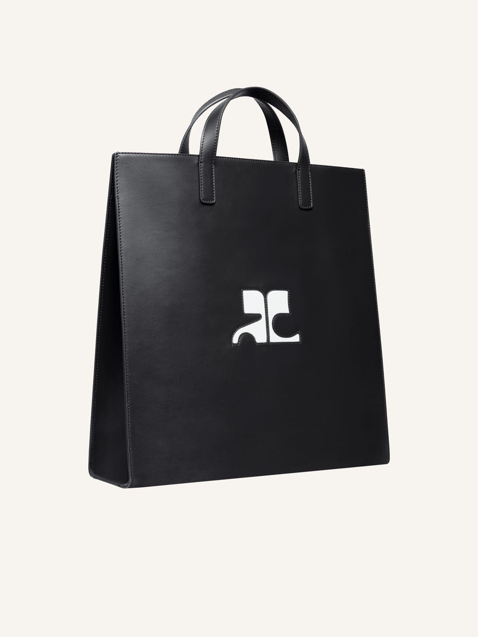 Courrèges TOTE BAG RÉÉDITION EN CUIR LISSE