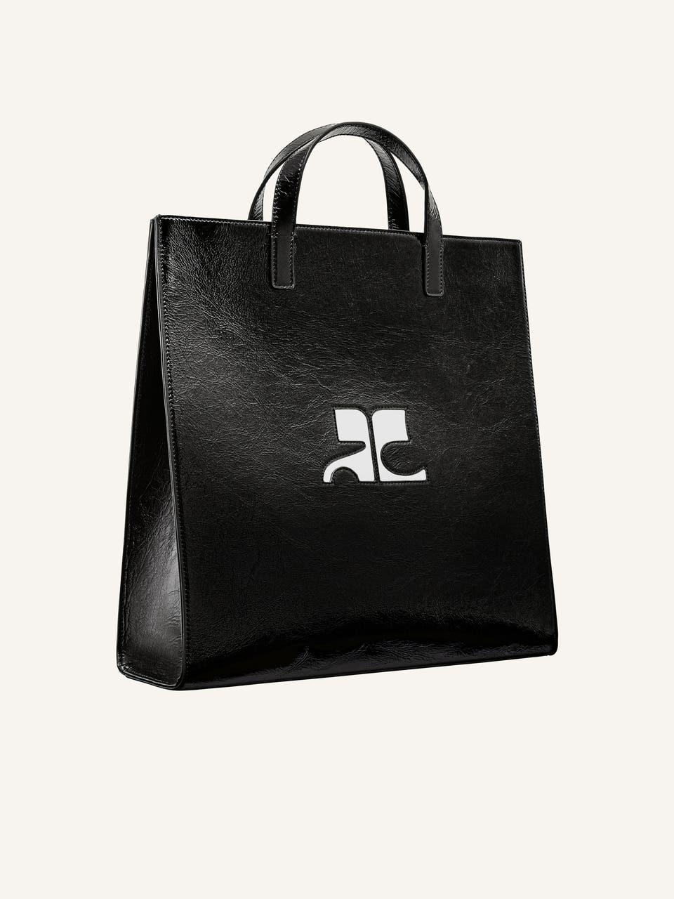 Courrèges TOTE BAG RÉÉDITION EN CUIR NAPLACK