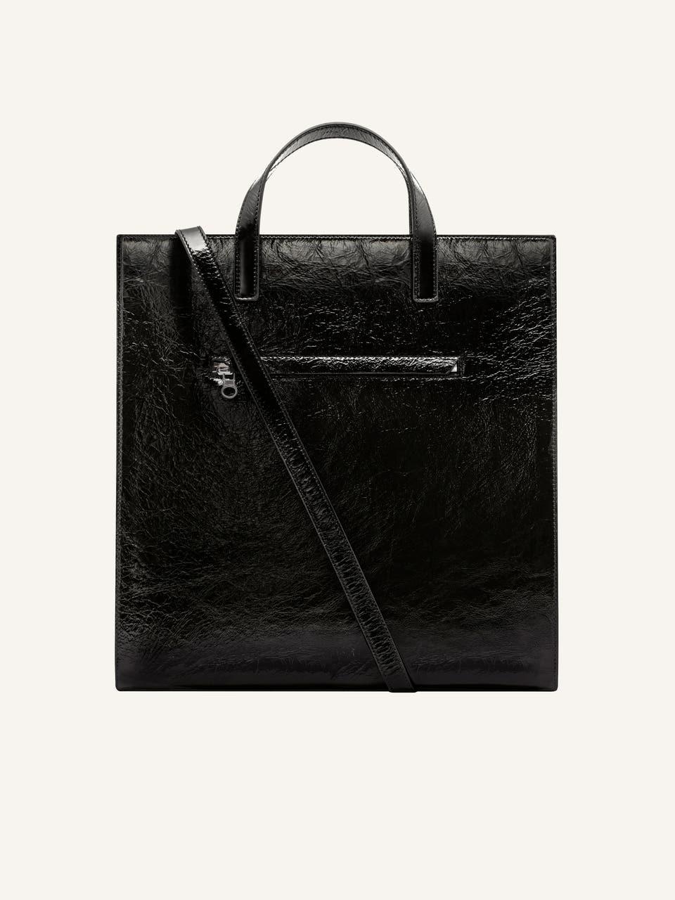 Courrèges TOTE BAG RÉÉDITION EN CUIR NAPLACK