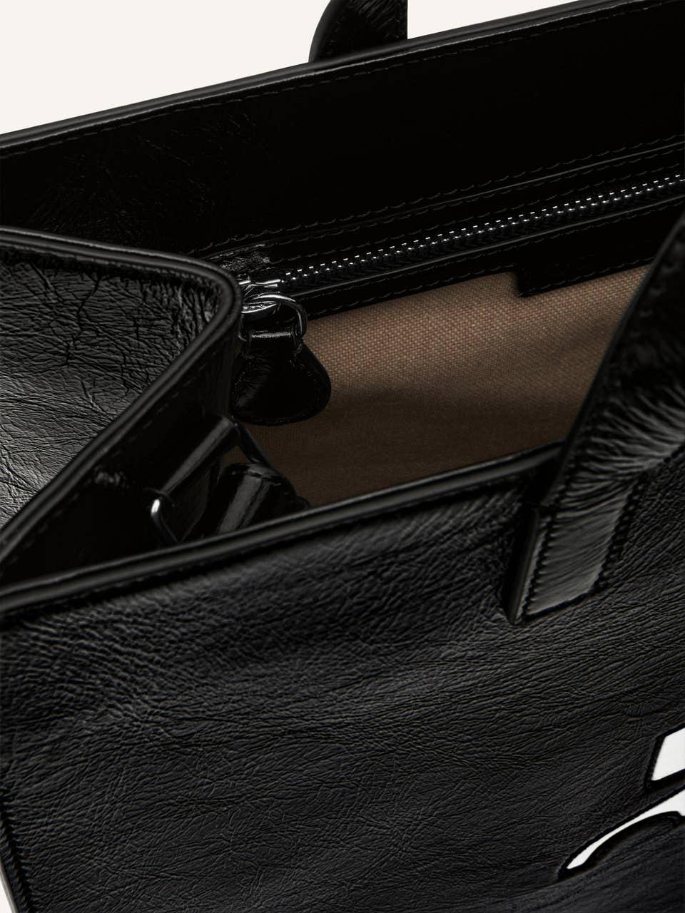 Courrèges TOTE BAG RÉÉDITION EN CUIR NAPLACK