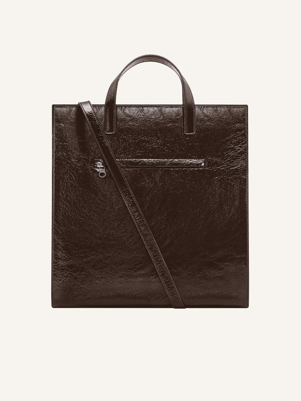 Courrèges TOTE BAG RÉÉDITION EN CUIR NAPLACK