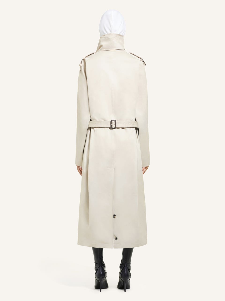 Courrèges TRENCH COAT LONG OBLIQUE