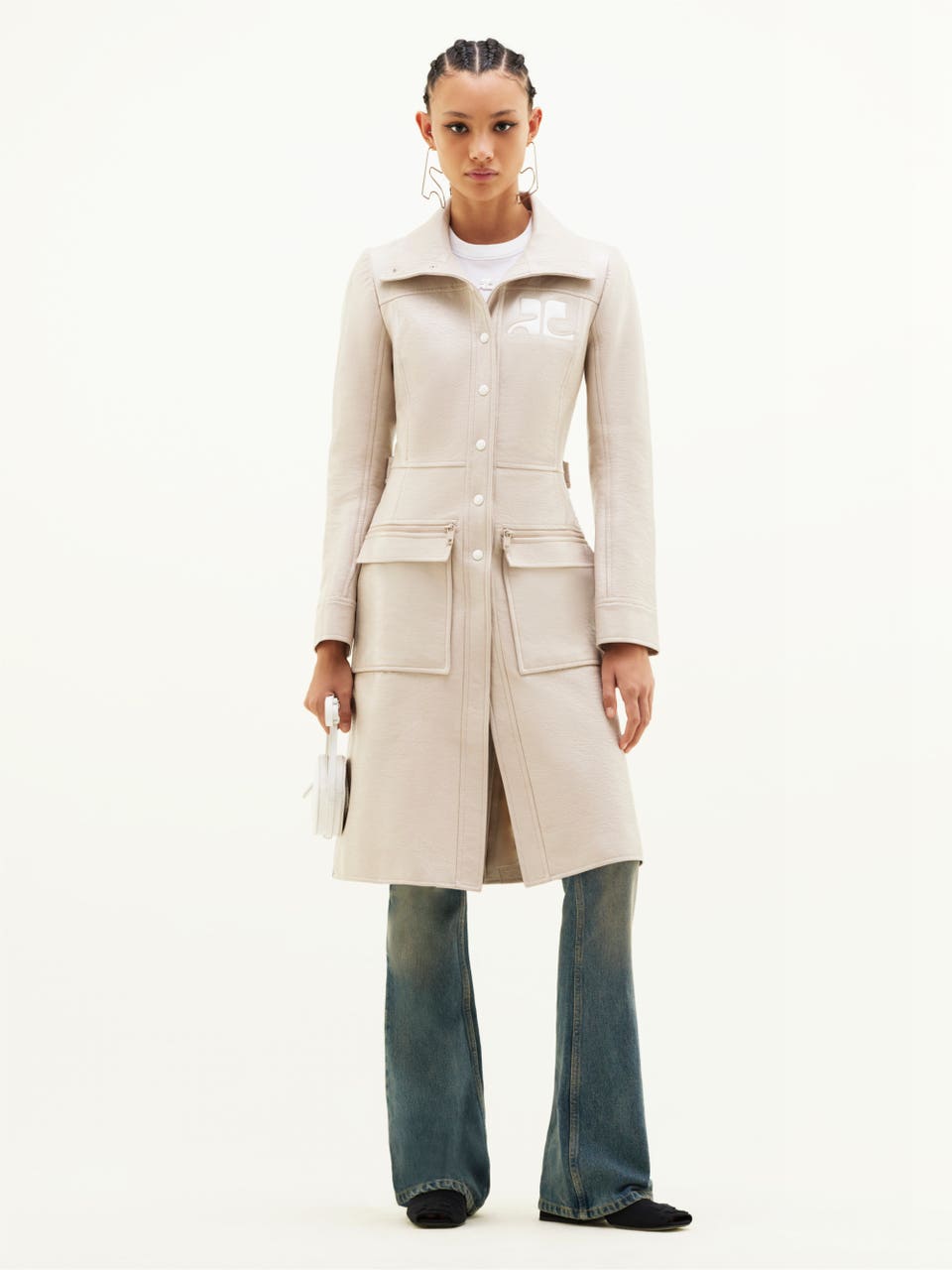 Courrèges TRENCH VINYLE RÉÉDITION