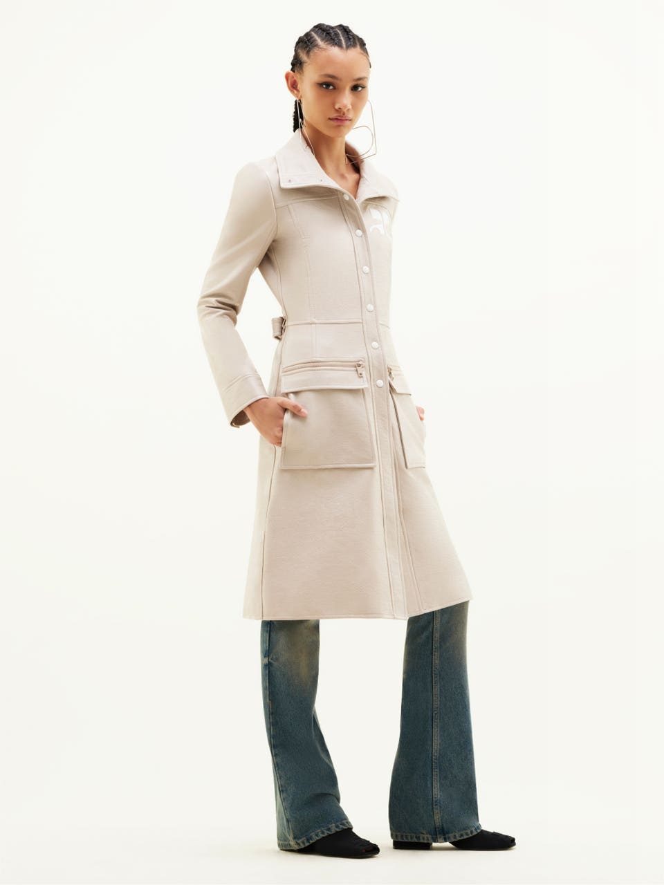 Courrèges TRENCH VINYLE RÉÉDITION