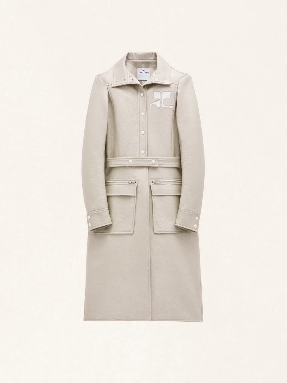 courrèges TRENCH VINYLE RÉÉDITION