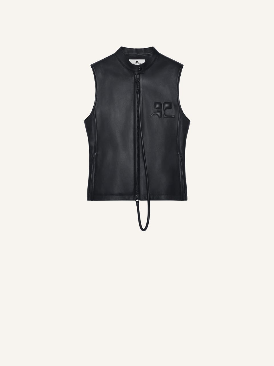 courrèges VESTE CITY EN CUIR