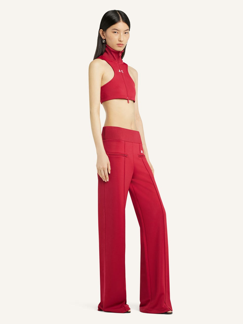 Courrèges VESTE COURTE SCUBA TRACKSUIT