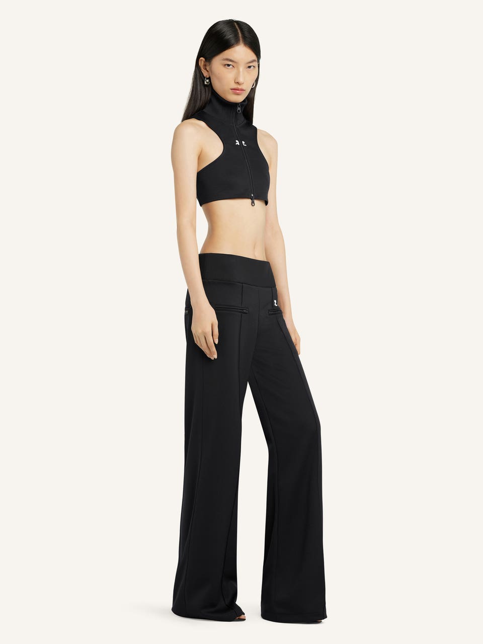 Courrèges VESTE COURTE SCUBA TRACKSUIT