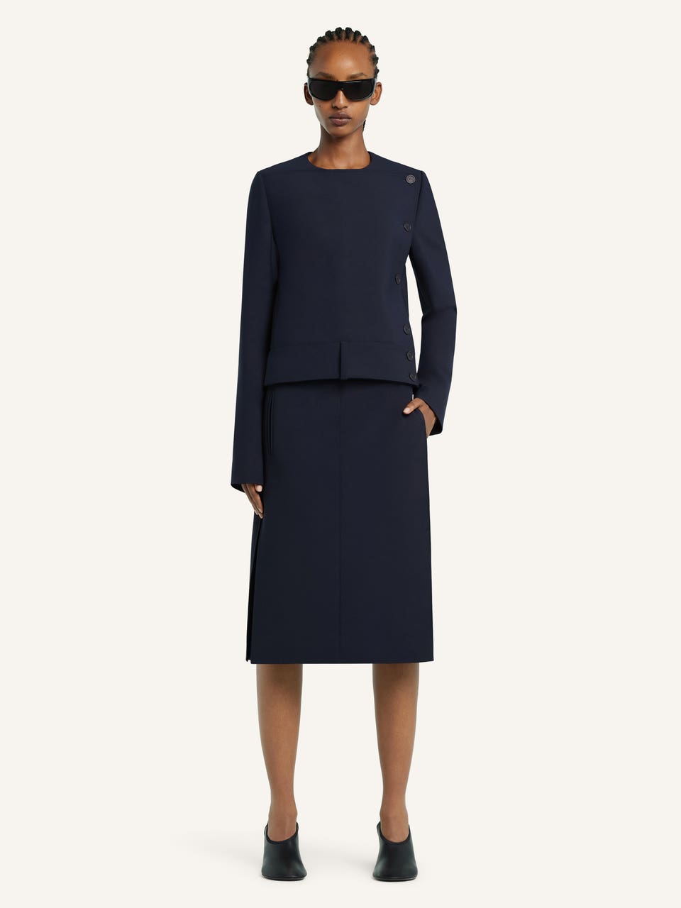 Courrèges VESTE OBLIQUE HÉRITAGE