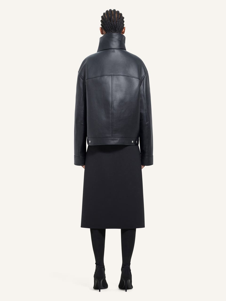 Courrèges VESTE OVERSIZE EN CUIR