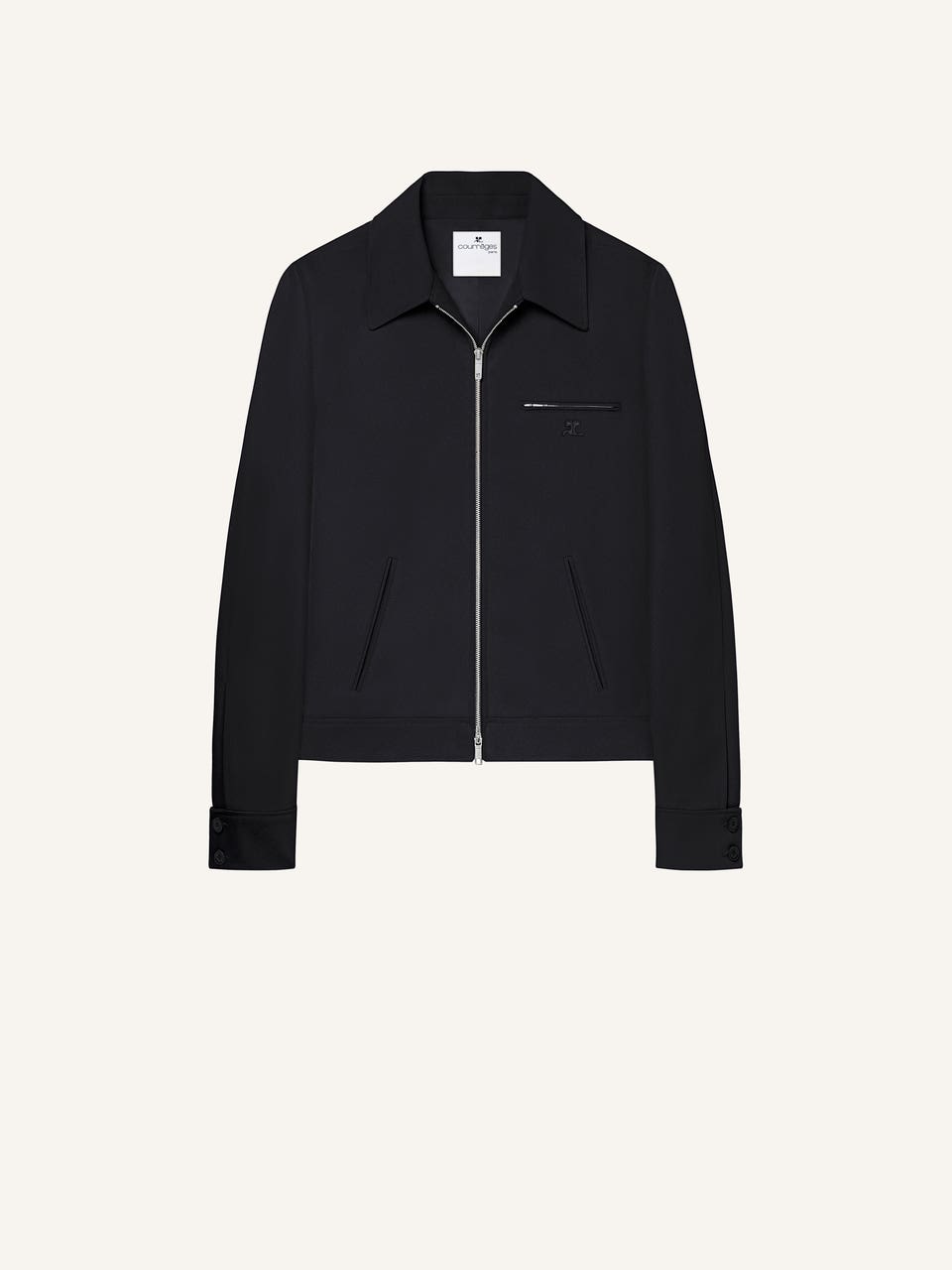 courrèges VESTE SIGNATURE RÉTRO EN TWILL