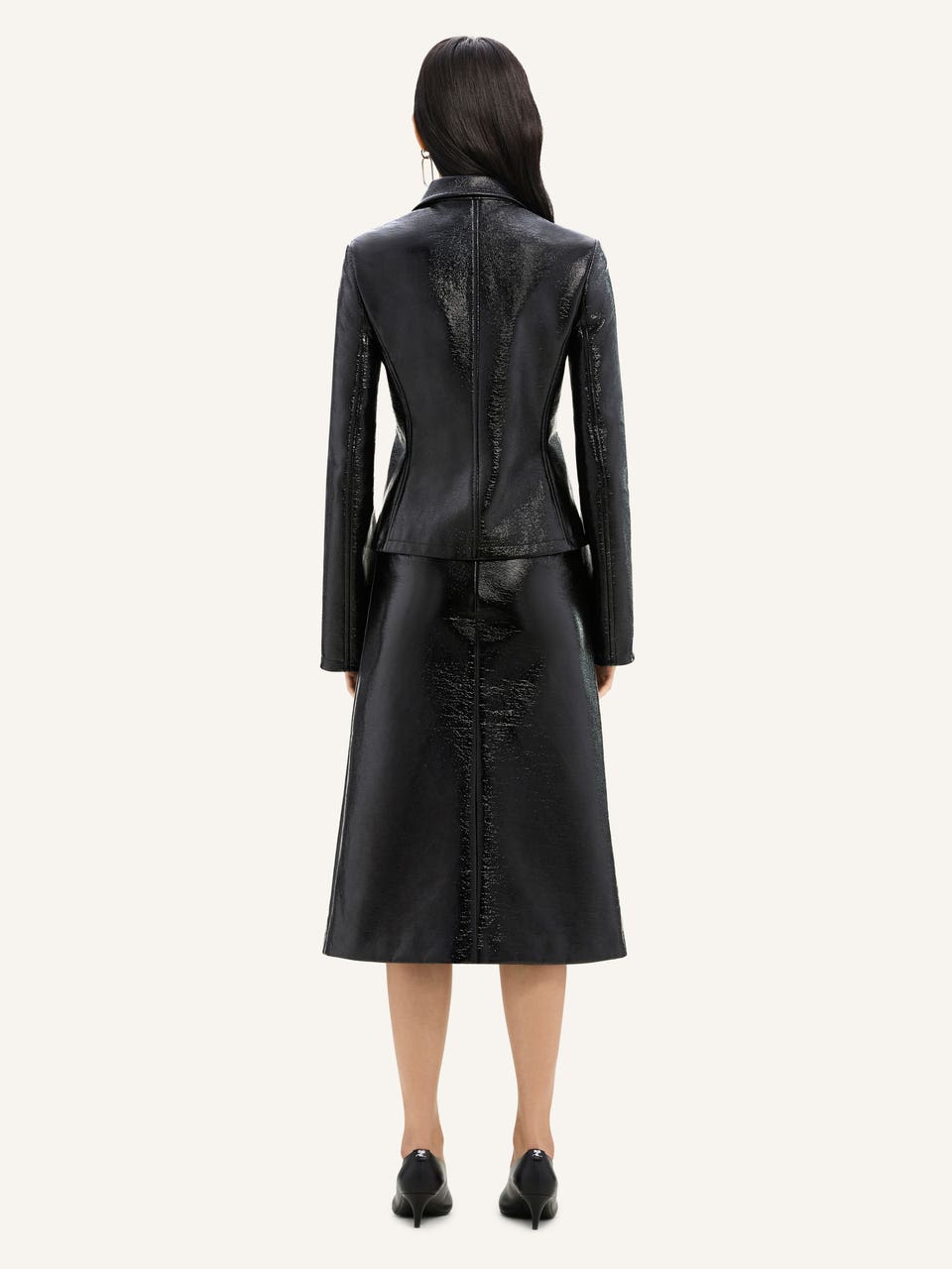 Courrèges VESTE ZIPPÉE EN VINYLE