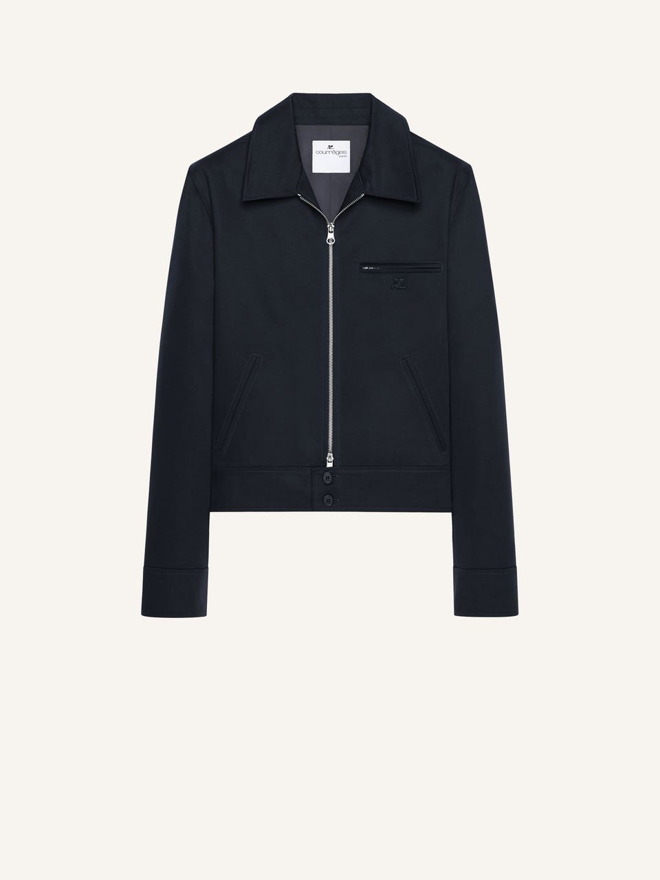 courrèges VESTE ZIPPÉE