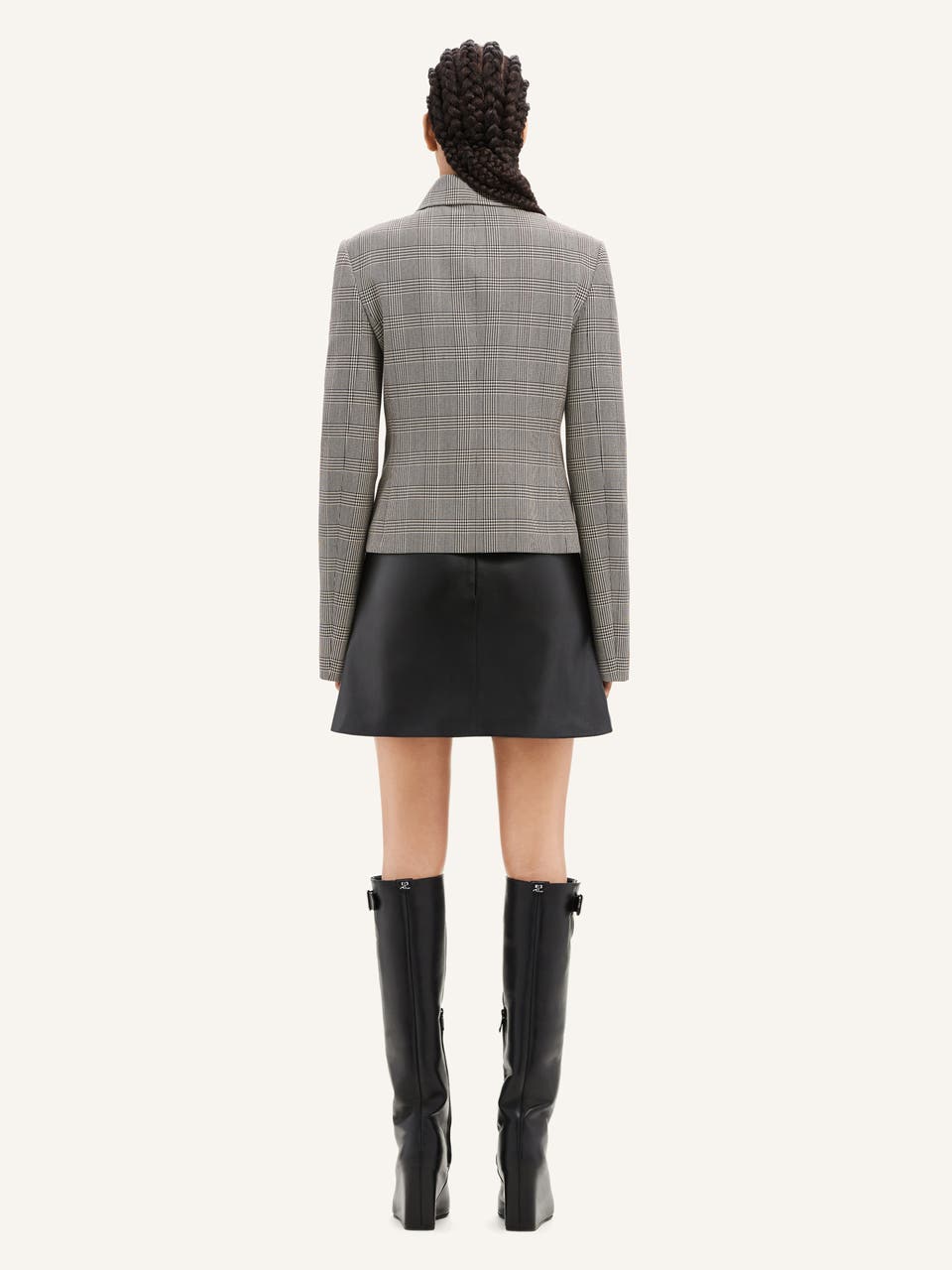 Courrèges VESTE ZIPPÉE PRINCE DE GALLES