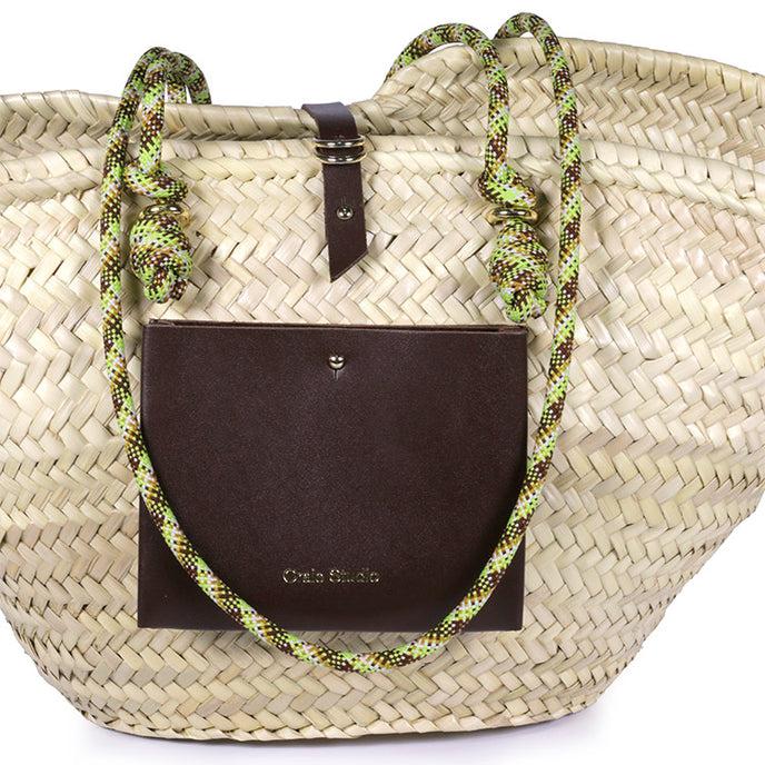 Craie Bandoulière Corde Square Cactus