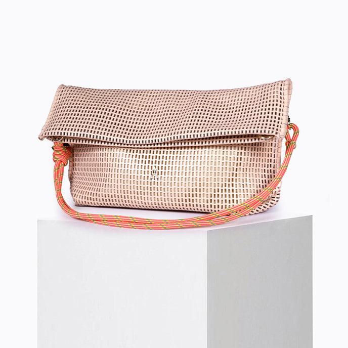 Craie Bandoulière Corde Tech Rose Fluo