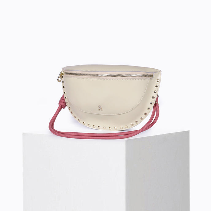 Craie Bandoulière Corde Vieux Rose