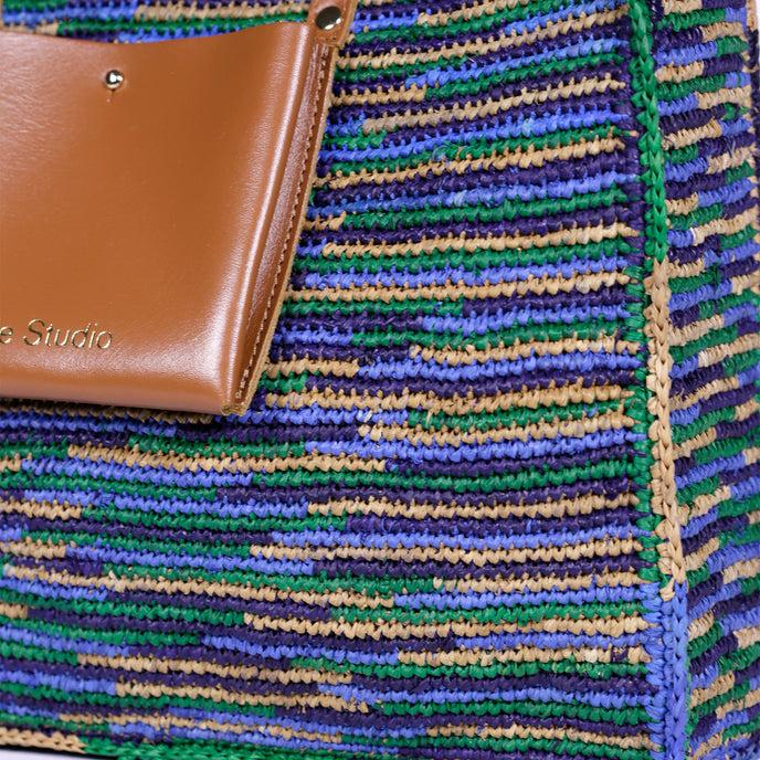 Craie Cabas Raphia Pacifique Tan