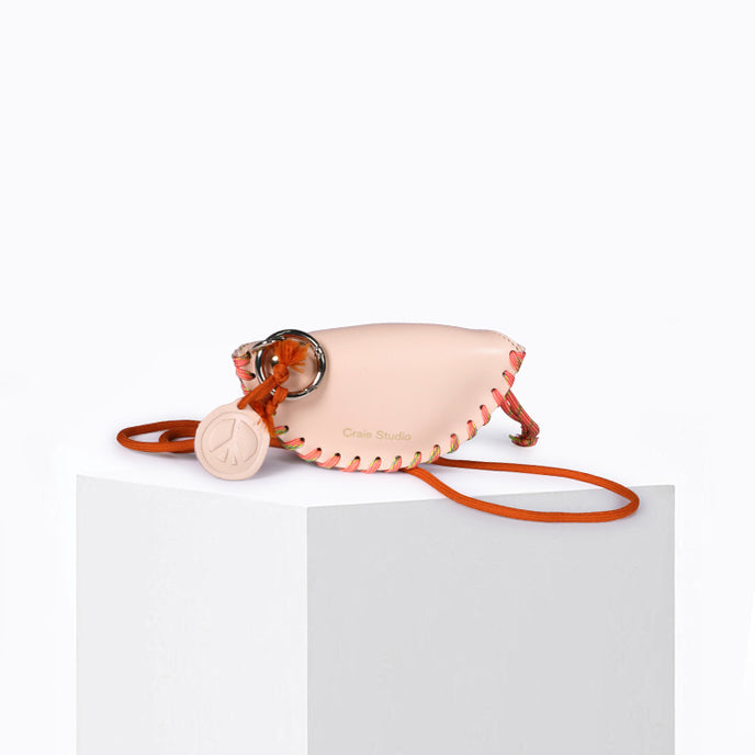 Craie Etui AirPods Winou Stitch Pêche