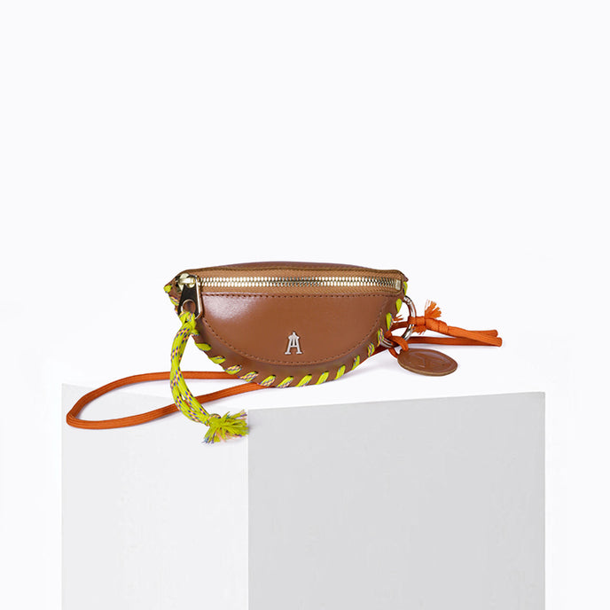 craie Etui AirPods Winou Stitch Tan