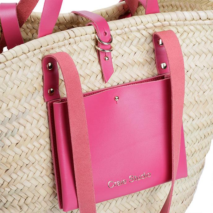 Craie Grand Panier Rose Studio