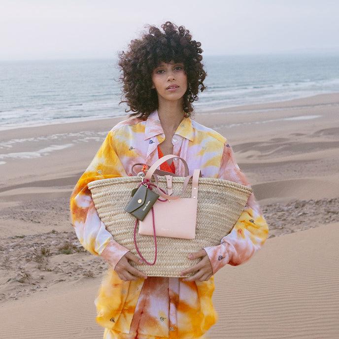 Craie Grand Panier Rose Studio