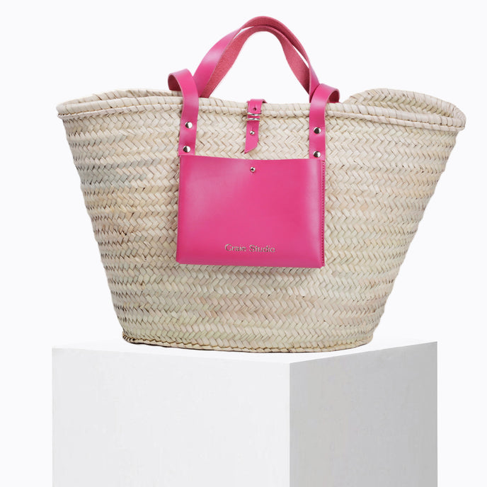 craie Grand Panier Rose Studio