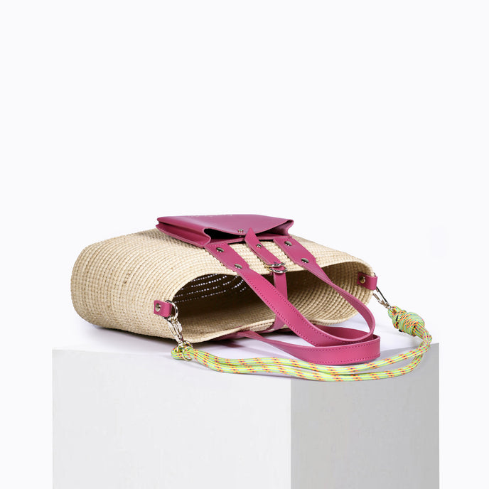 Craie Panier Day Raphia Rose Studio