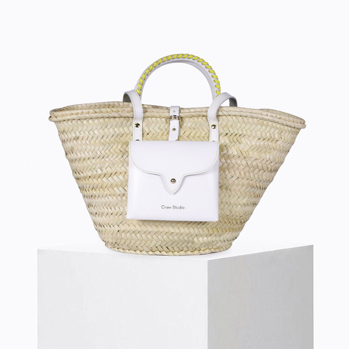 craie Panier Monday Blanc Jaune