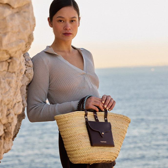 Craie Panier Monday Choco Ciel