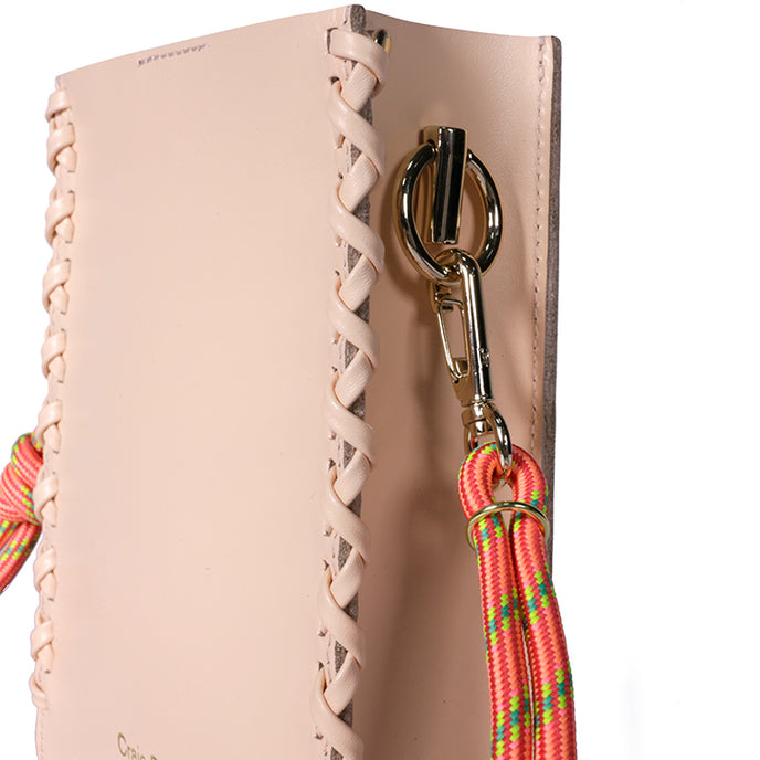 Craie Pochette Essence Stitch Pêche