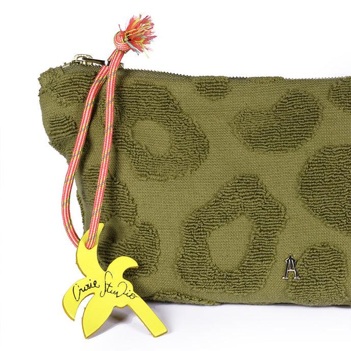 Craie Pochette Mini Sable éponge Léo Kaki