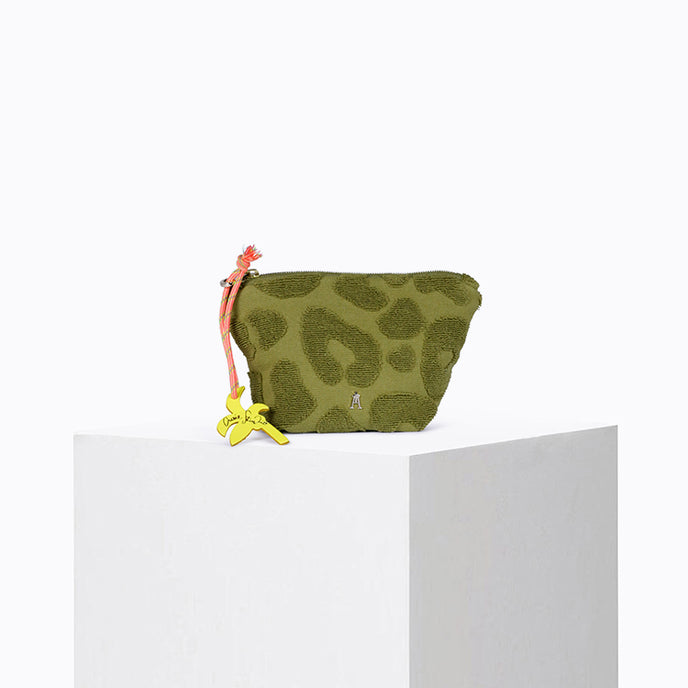 craie Pochette Mini Sable éponge Léo Kaki