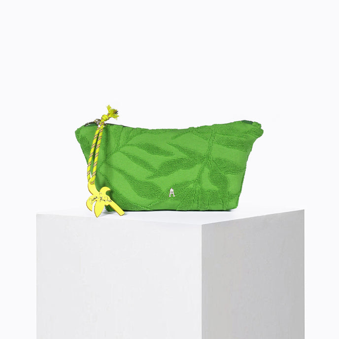 craie Pochette Sable éponge Feuilles Summer Green