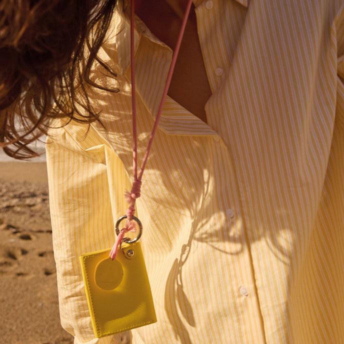 Craie Porte Monnaie Moni Jaune